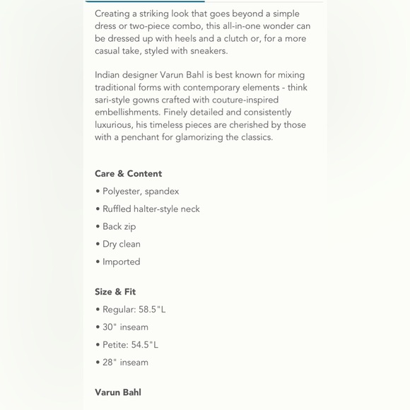 Varun Bahl Warbler Ruffle Jumpsuit Yellow Motif Anthropologie size 0 - Picture 11 of 16